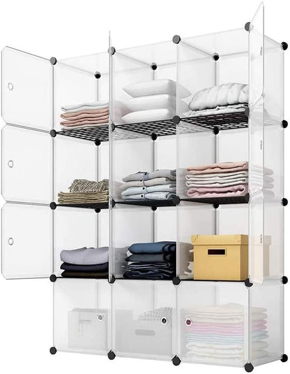 12 Cube Storage Organizer, Closet Storage Shelves - Image 3