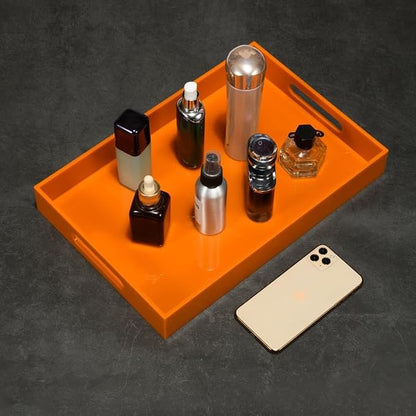 Orange Sturdy Acrylic Serving Tray - Image 5