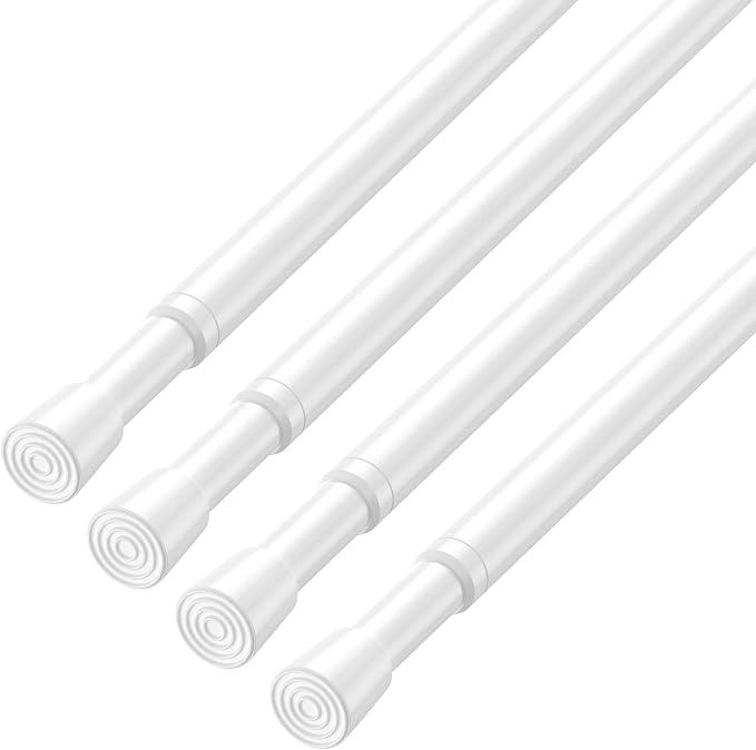 AIZESI Spring Tension Rods Adjustable Tension Curtain Rod Small Tension Rod No by AIZESITENSIONROD