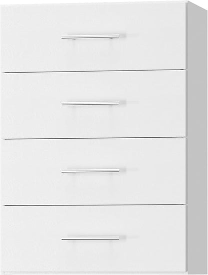 25.5" Wide 4 Drawer Tower Modular Closet System, Closet Storage Organizer by Unknown