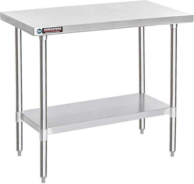 DuraSteel 30x48 Stainless Steel Work Table by DuraSteel
