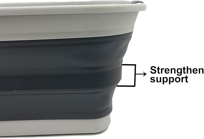 SAMMART 42L Collapsible Plastic Laundry Basket - Image 7