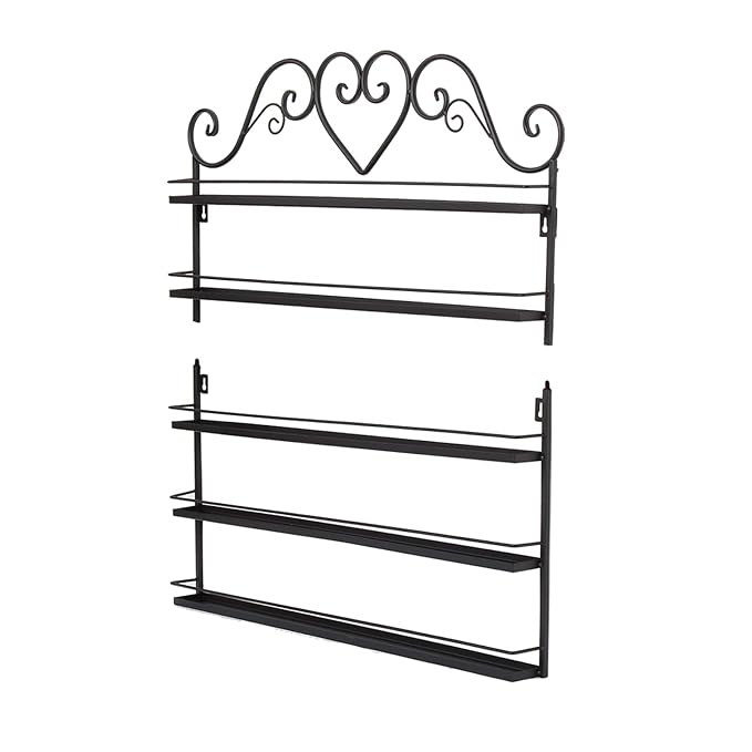 Dazone DIY Mounted 5 Shelf Nail Polish Wall Rack Organizer Holds 100 Bottles - Image 5