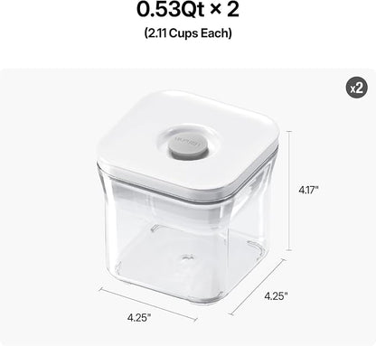 VAKUEN Premium Airtight Food Storage Containers, Smart One-Click Seal Lid - Image 2
