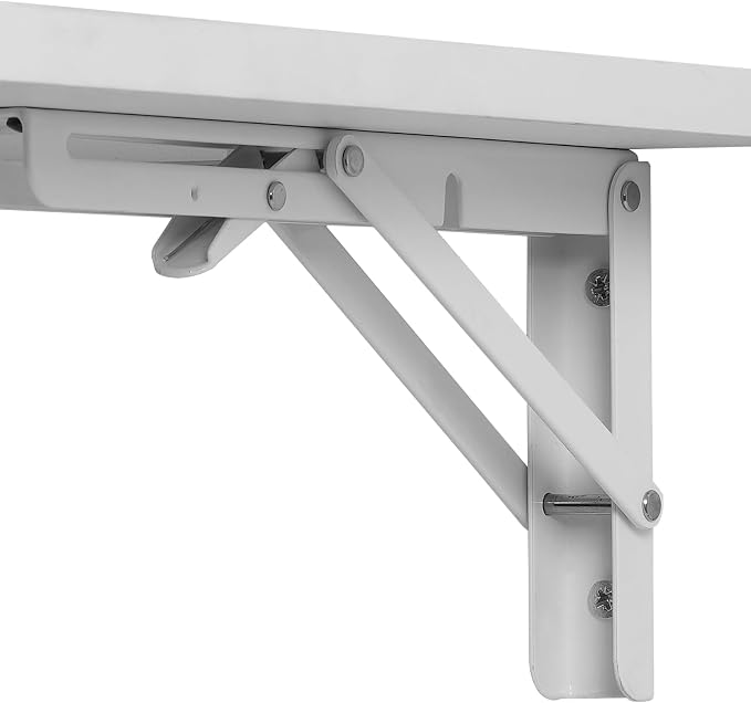 VEVOR Wall Mounted Folding Table, 31.5" x 23.6" Wall Mount Drop Leaf Table - Image 10
