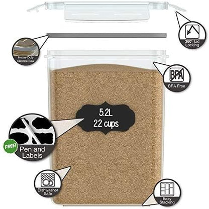 Simply Gourmet Airtight Flour and Sugar Containers - Image 6