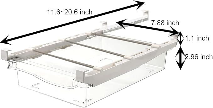 Yatmung 2 Pack Fridge Drawer Organizer - Image 4