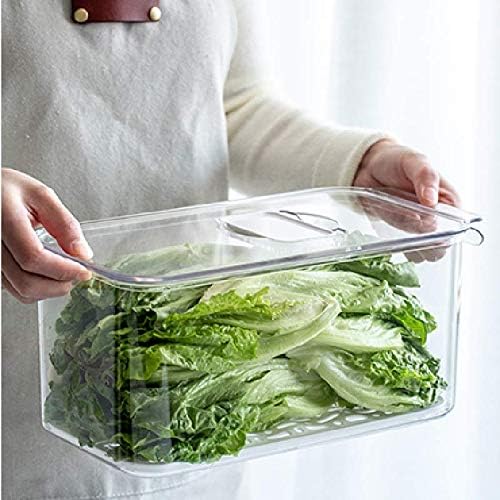 Slideep Refrigerator Food Storage Containers, Produce Saver Stackable Container by WelcometotheSlideep