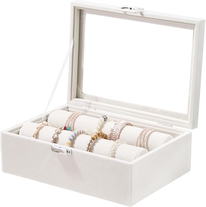 Bracelet Holder Organizer Box, Jewelry Storage Case by Kanwoder