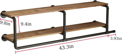 ORSENIGO Industrial Pipe Clothing Rack - Image 4