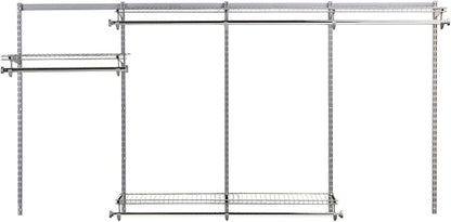Rubbermaid Configurations Custom Closet Kit 4-8 Ft. Adjustable Metal Wire - Image 3
