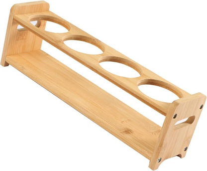 TOPINCN Rack Organizer, Storage Holder Seasoning Storage 4 Holes Shelf - Image 5