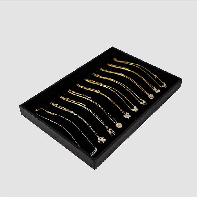 Stratalife 20 Hooks Necklace Organizer Tray, Stackable Jewelry Organizer - Image 4