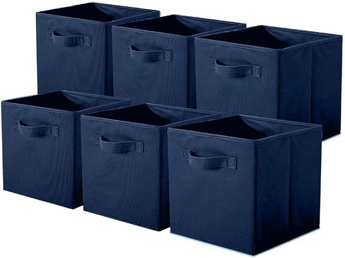 ShellKingdom Storage Bins, Foldable Fabric Storage Cubes and Cloth Organizer by ShellKingdom