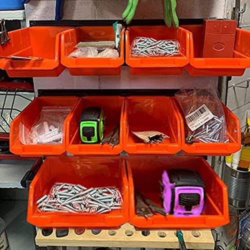 Wallmaster Wall Mounted Storage Bins, Wall Storage Bins Parts Rack 10 Bins&3 - Image 7
