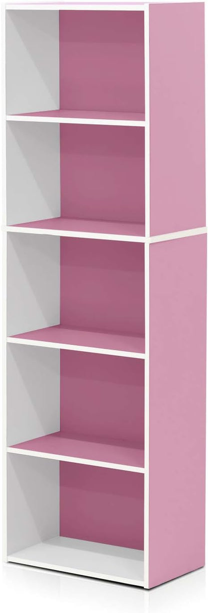 Furinno LUDER Book Shelf, 5-Cube Bookshelf, Bookcase - Image 7