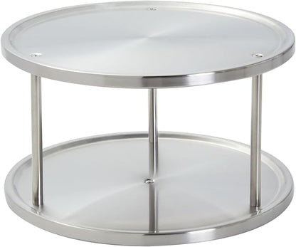 Juvale 2-Tier Lazy Susan Spice Rack Organizer - Image 9