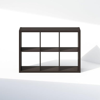 Furinno Cubic Extra Thick 6-Cube Closet Organizers and Storage, Dark Oak | 14.6 - Image 8