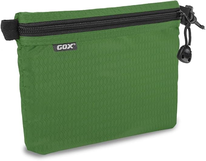 GOX Travel Toiletry Bag, Carry On Small Zipper Pouch, Cosmetic Kit Makeup by GOX