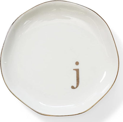 HOME SMILE Initials Ring Dish Jewery Tray by HOMESMILE