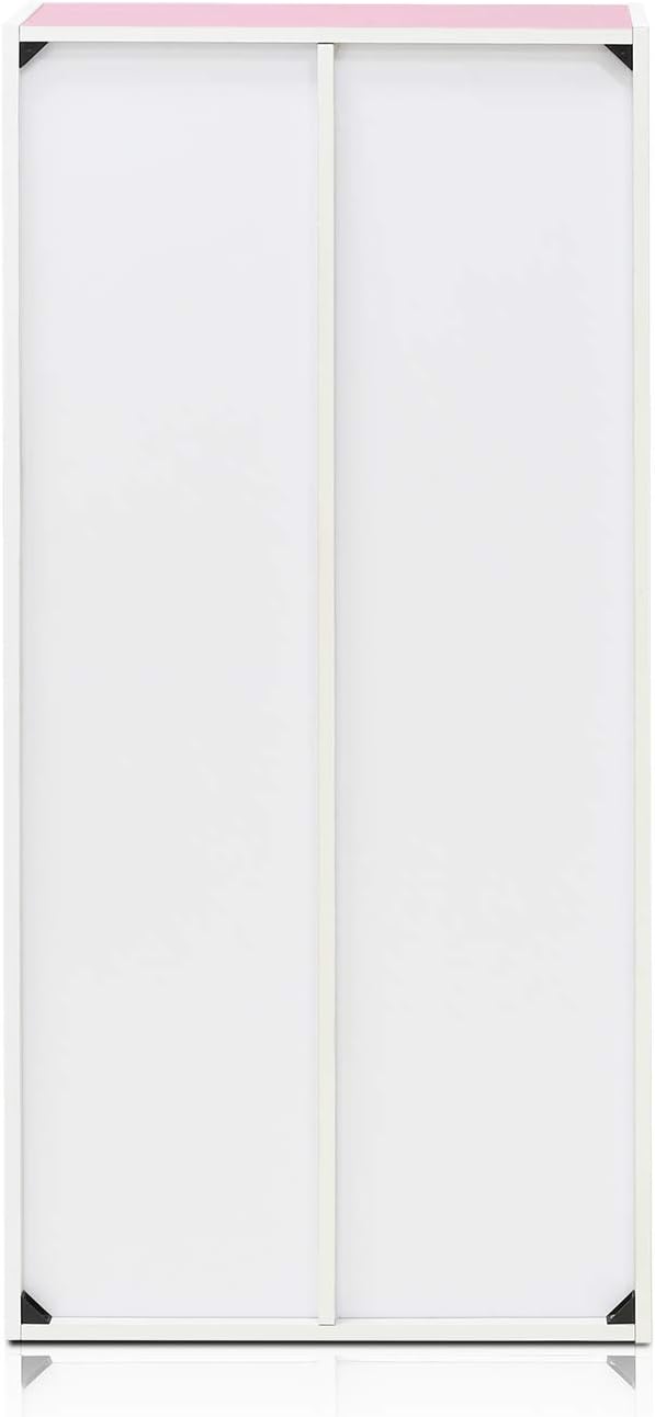 Furinno LUDER Book Shelf, 7-Cube Bookshelf, 9.4 x 19.5 x 41.7, - Image 6