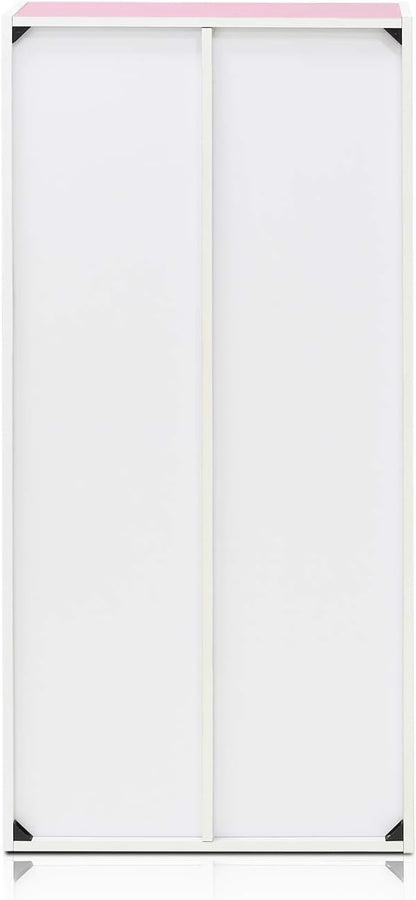 Furinno LUDER Book Shelf, 7-Cube Bookshelf, 9.4 x 19.5 x 41.7, - Image 6