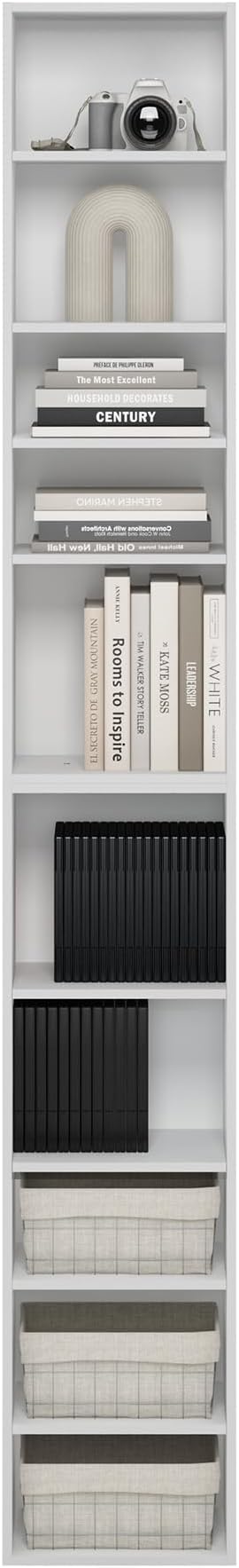 Furinno PASIR Book Shelf, 10-Tier Bookshelf, Bookcase - Image 5