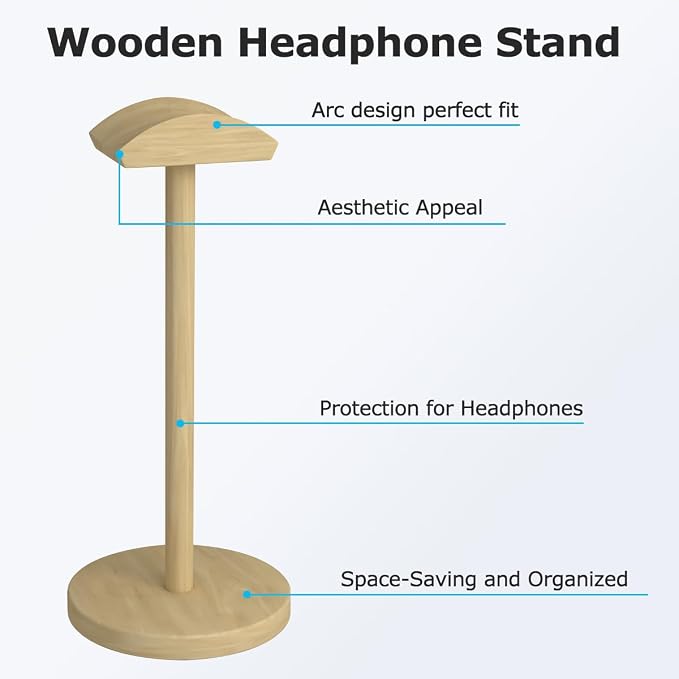 Universal Headphone for Desk Hanger Holder Organizer Keeper Racks Storage Mount - Image 2
