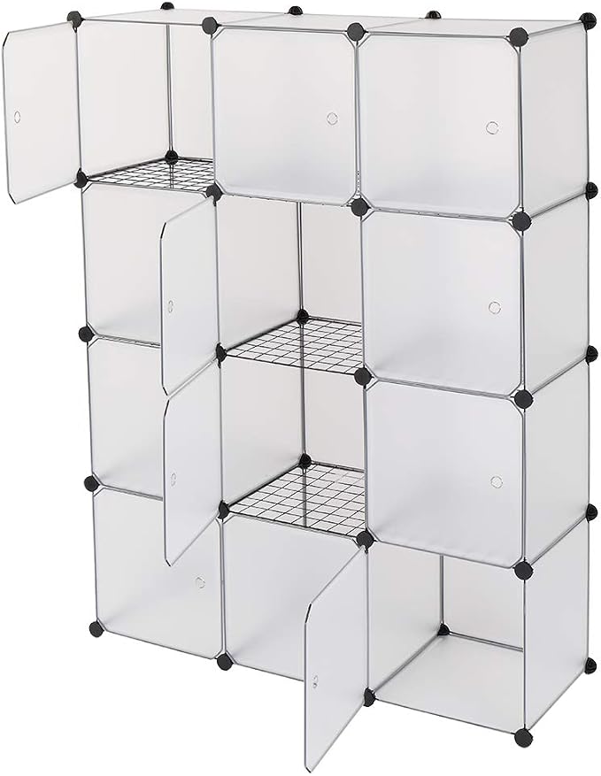 12 Cube Storage Organizer, Closet Storage Shelves - Image 6