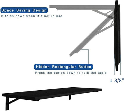Need Small Fold Down Table Wall Mounted Heavy Duty Small Folding Wall Table - Image 5