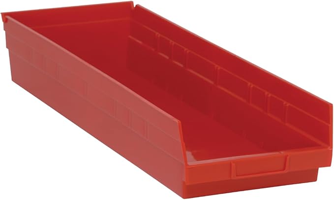 Quantum Storage QSB114 Heavy-Duty Nesting Plastic Shelf Bins by QuantumStorageSystems