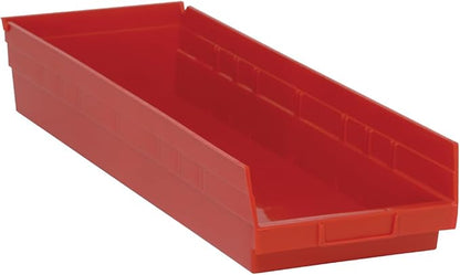 Quantum Storage QSB114 Heavy-Duty Nesting Plastic Shelf Bins by QuantumStorageSystems