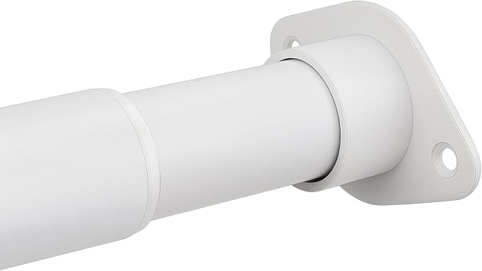 Closet Rod, Adjustable Rod for Hanging Clothes Upgraded Extra Strong, 42 to 52 by LOMILD