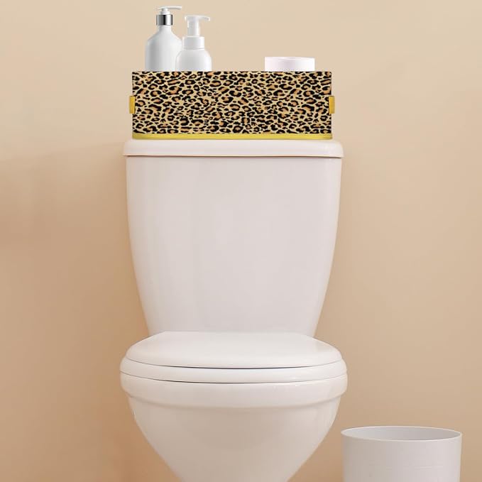 Leopard Skin Animals Bathroom Storage Basket, Foldable - Image 7