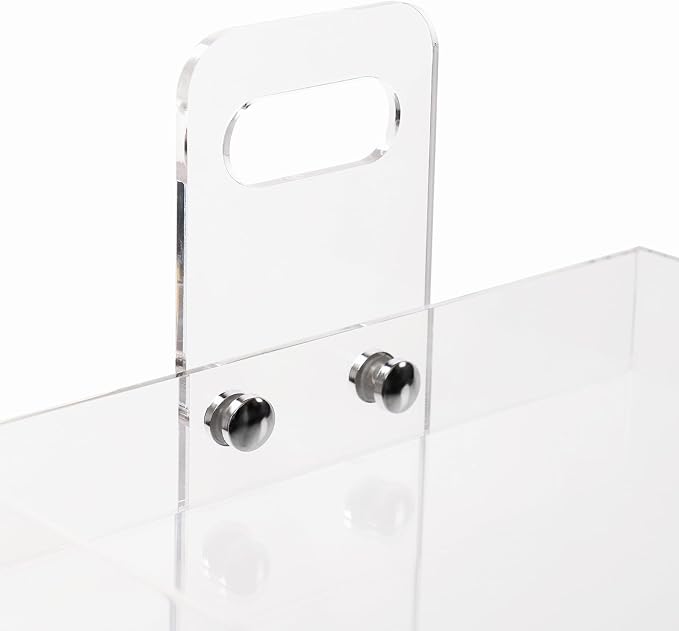 3-Tier Acrylic Utility Rolling Cart - Image 8