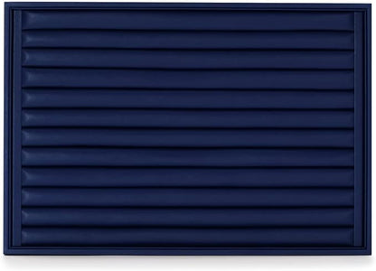 Oirlv Elegant Blue Ring Organizer Tray Stackable Jewelry Trays Jewelry Drawer - Image 4