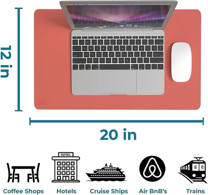 BLACK+DECKER Small Travel Desk Mat, Office Desk Pad, Computer Mat, Laptop Pad - Image 6