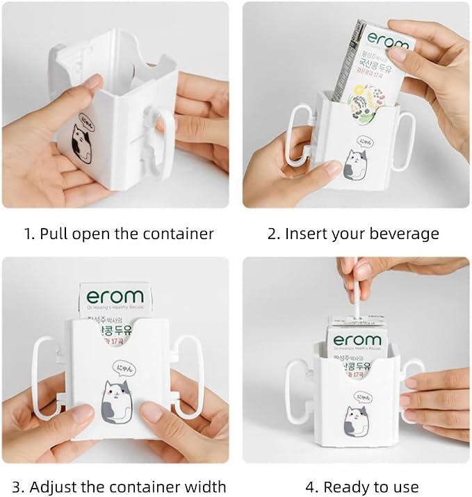 Juice Box Holder Milk Box Juice Bag Holder - Image 5