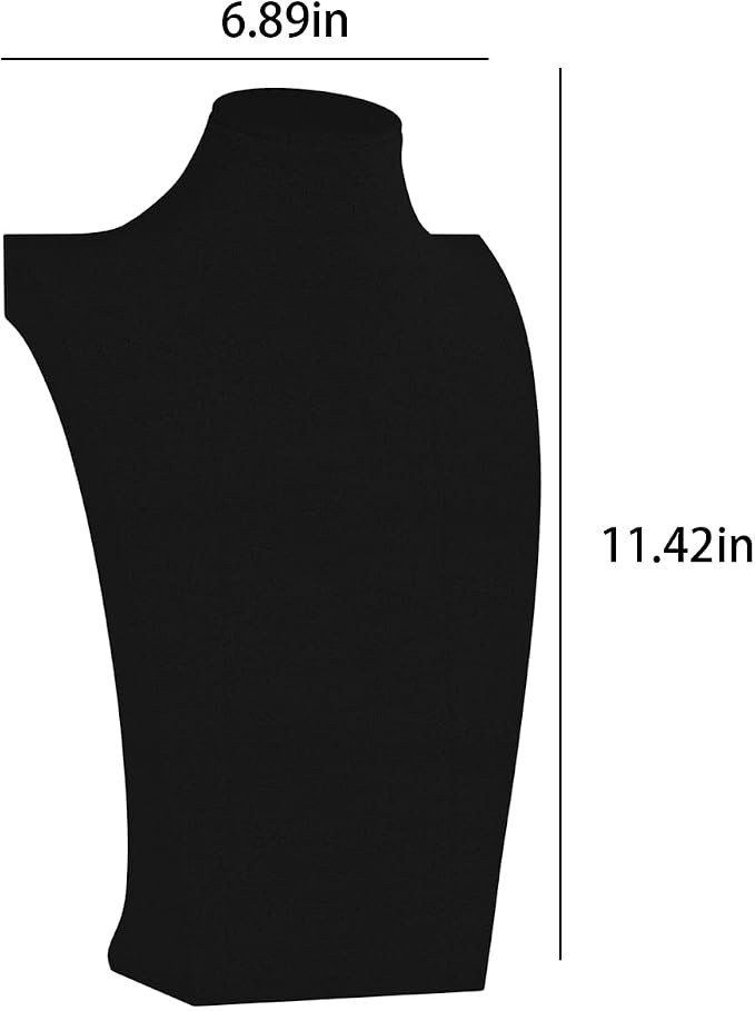 Necklace Bust Display Stand, Necklace Holder, Pendant Chain Necklace Organizer - Image 2