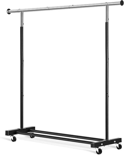 VICERII Clothing Rack, 55.51 Inch Heavy Duty Clothes Rack Rolling Garment Rack by VICERII