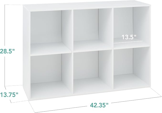 Best Choice Products 6-Cube Storage Organizer, 13.5in Shelf Opening, Display - Image 2