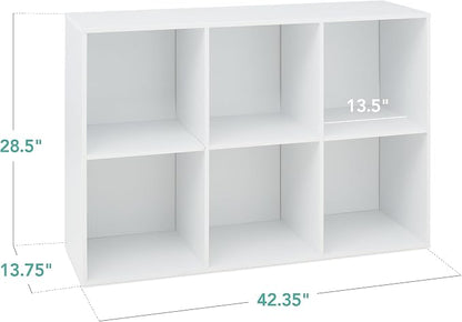 Best Choice Products 6-Cube Storage Organizer, 13.5in Shelf Opening, Display - Image 2