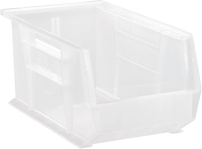15" x 8" x 7" Plastic Stackable Storage Bin - Image 5