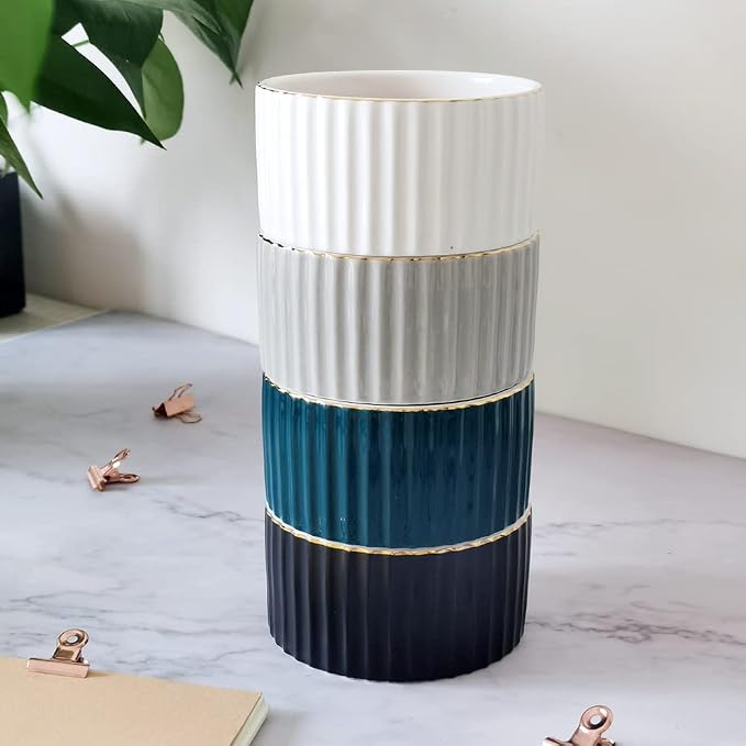 Paper Clip Holder for Desk Ceramic Paperclip Holders, Office Desktop Paperclips - Image 6