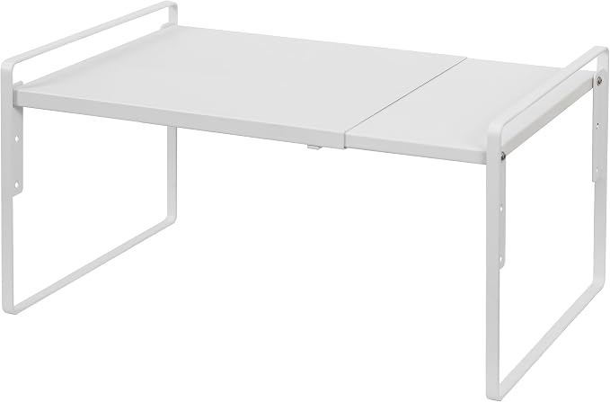 Nxconsu Cabinet Shelf Expandable Height Adjustable Shelf Organizer Riser by Nxconsu