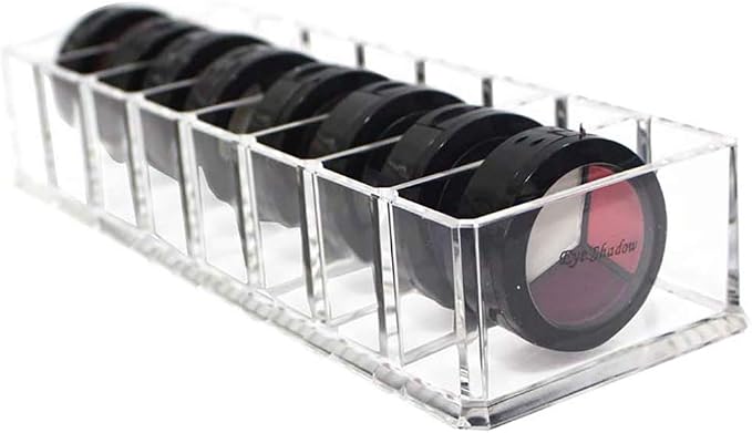 Foraineam 4 Pack Acrylic Compact Organizer Cosmetics Beauty Care Powder Holder - Image 2