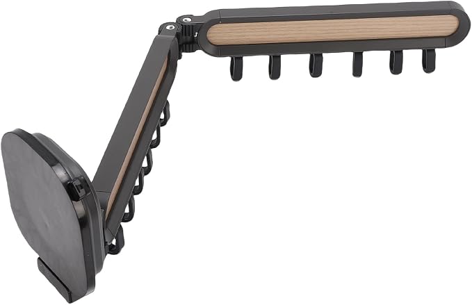 Pissente Wall Mounted Clothes Drying Rack, Aluminum Alloy Foldable Hanger Rack - Image 7