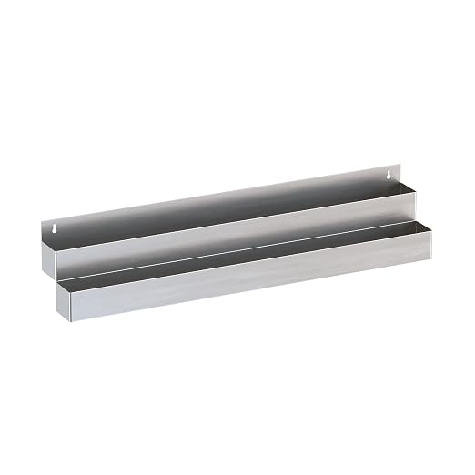 Stainless Steel Double Tier Speed Rail, Liquor Rack, Speed Rack, Bottle Holder by Krollen+Industrial
