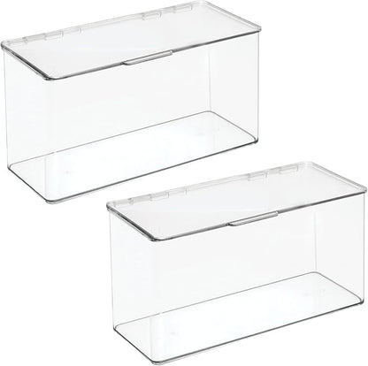 mDesign Plastic Stackable Playroom/Gaming Storage Organizer Bin Box - Image 8