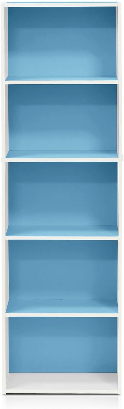 Furinno LUDER Book Shelf, 5-Cube Bookshelf, Bookcase - Image 7